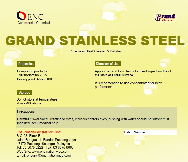 Stainless Steel Cleaner